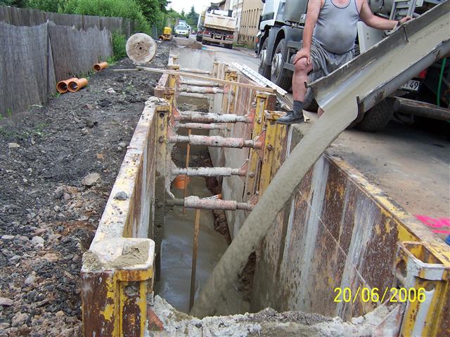 Stadt Gera, Salzstraße, Mischwasserkanal mit Bodenmörtelverfüllung