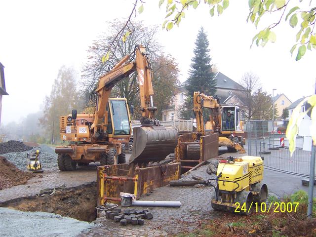 Stadt Zeulenroda-Triebes, Mischwassersammler Puschkinstraße