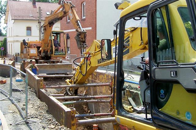 Stadt Neustadt/Orla, Trennkanalisation und Trinkwasserleitungsbau im OT Börthen