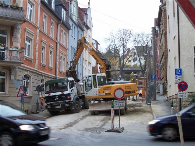 Stadt Jena, Melanchthonstraße, Rekonstruktion Mischwassersammler und Trinkwasserleitung