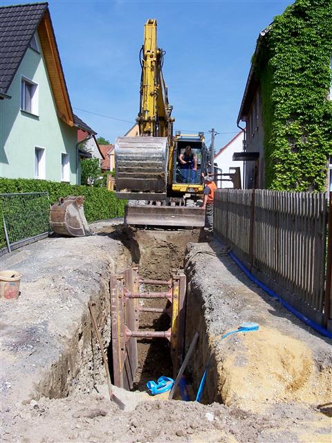 Gemeinde Linda, Neubau Ortsentwässerung