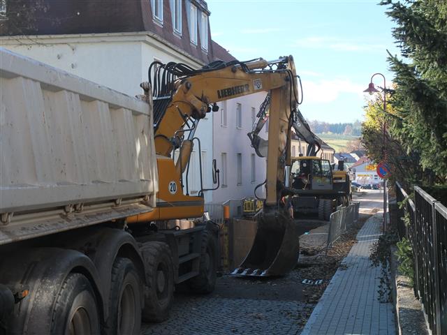 Stadt Münchenbernsdorf, Geschwister-Scholl-Straße, Kanal- und Trinkwasserleitungsbau