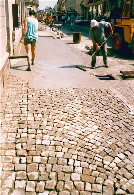 Stadt Zeulenroda, Greizer Straße, Umgestaltung Fußgängerzone