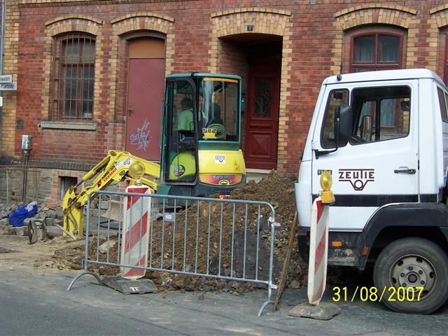 Stadt Greiz, Herstellung Trinkwasser-Hausanschlüsse