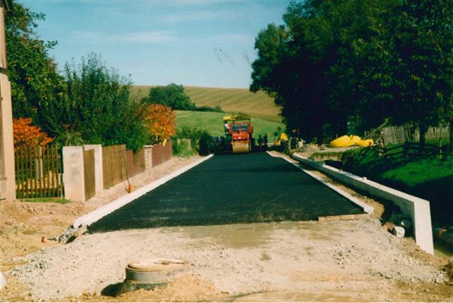 Gemeinde Sirbis, Ausbau Ortsstraße