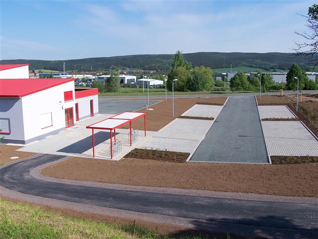 Gemeinde Kamsdorf, Außenanlagen Feuerwehr