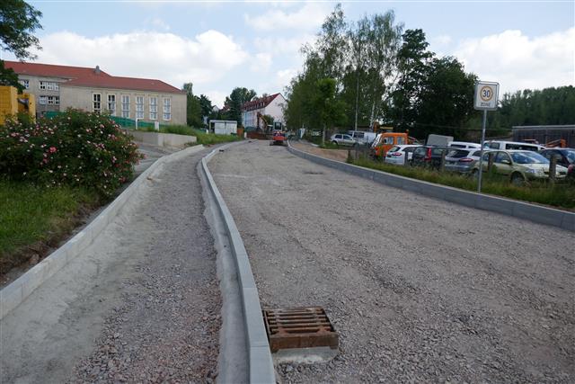 Stadt Ronneburg, Ausbau Mozartstraße