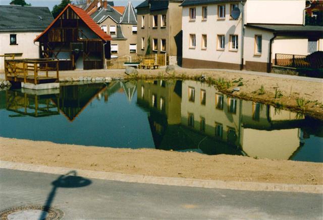 Gemeinde Weißendorf, Teichrekonstruktion “Unterer Dorfplatz”