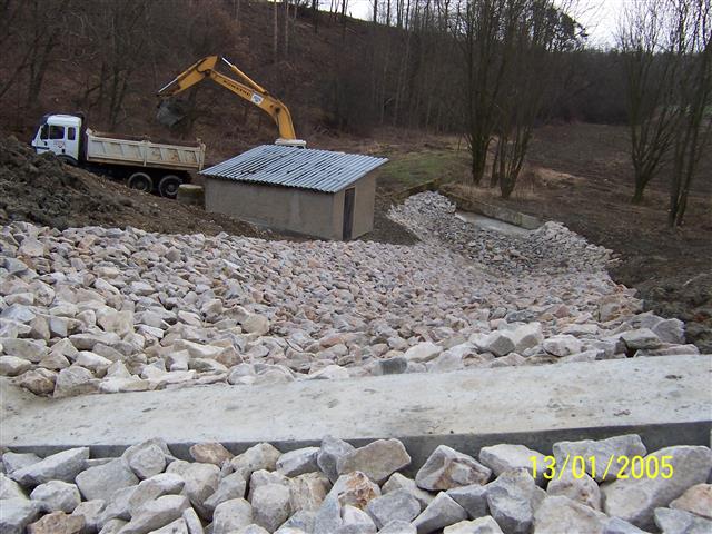 Gemeinde Friesau, Schlitzung Speicher Pfotenbach